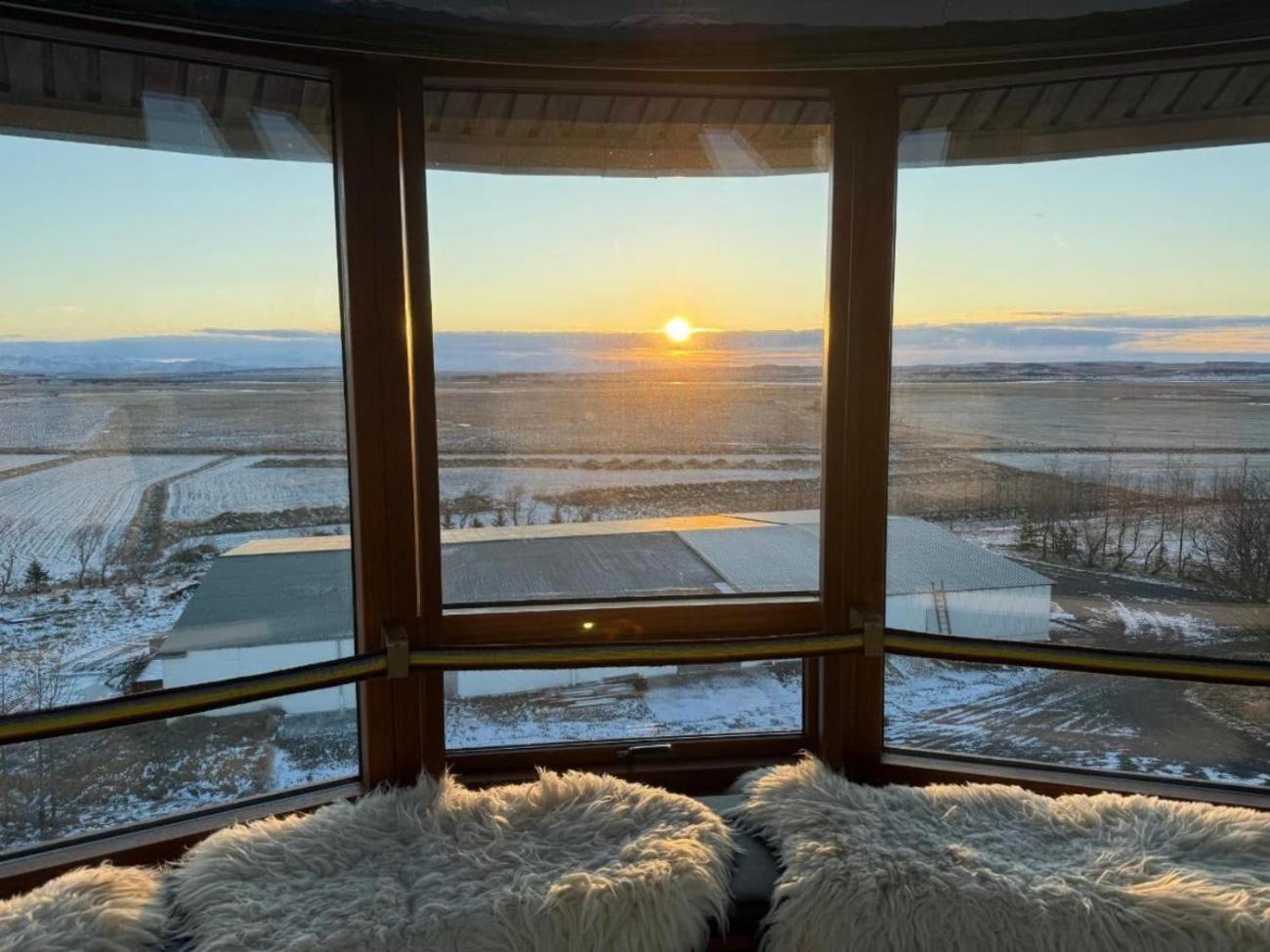 Klettar Tower Iceland Флудир Экстерьер фото