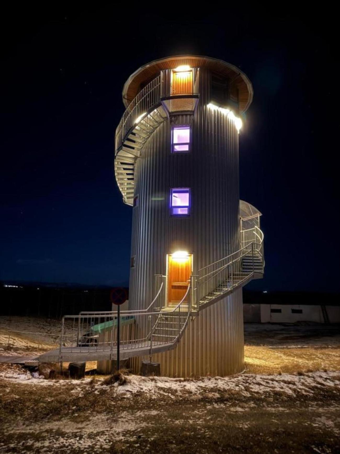 Klettar Tower Iceland Флудир Экстерьер фото