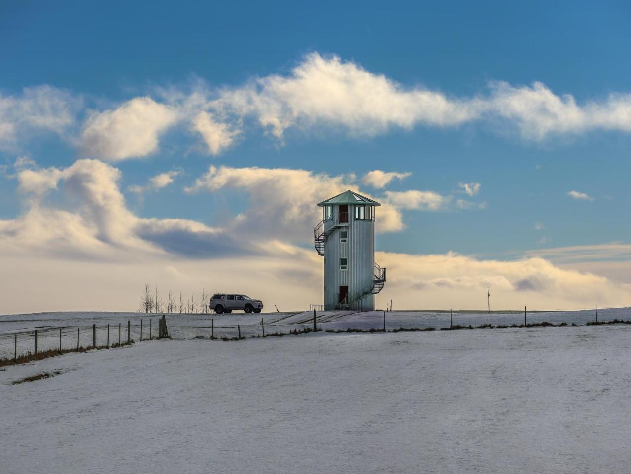 Klettar Tower Iceland Флудир Экстерьер фото